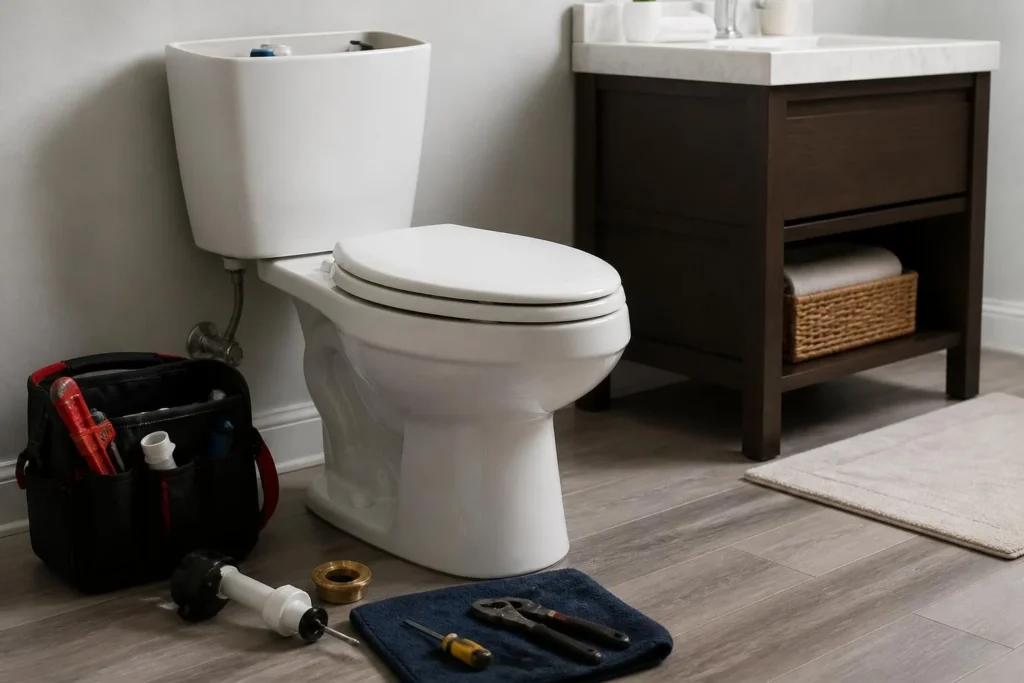 Plumbing toilet repair in Caldwell, ID